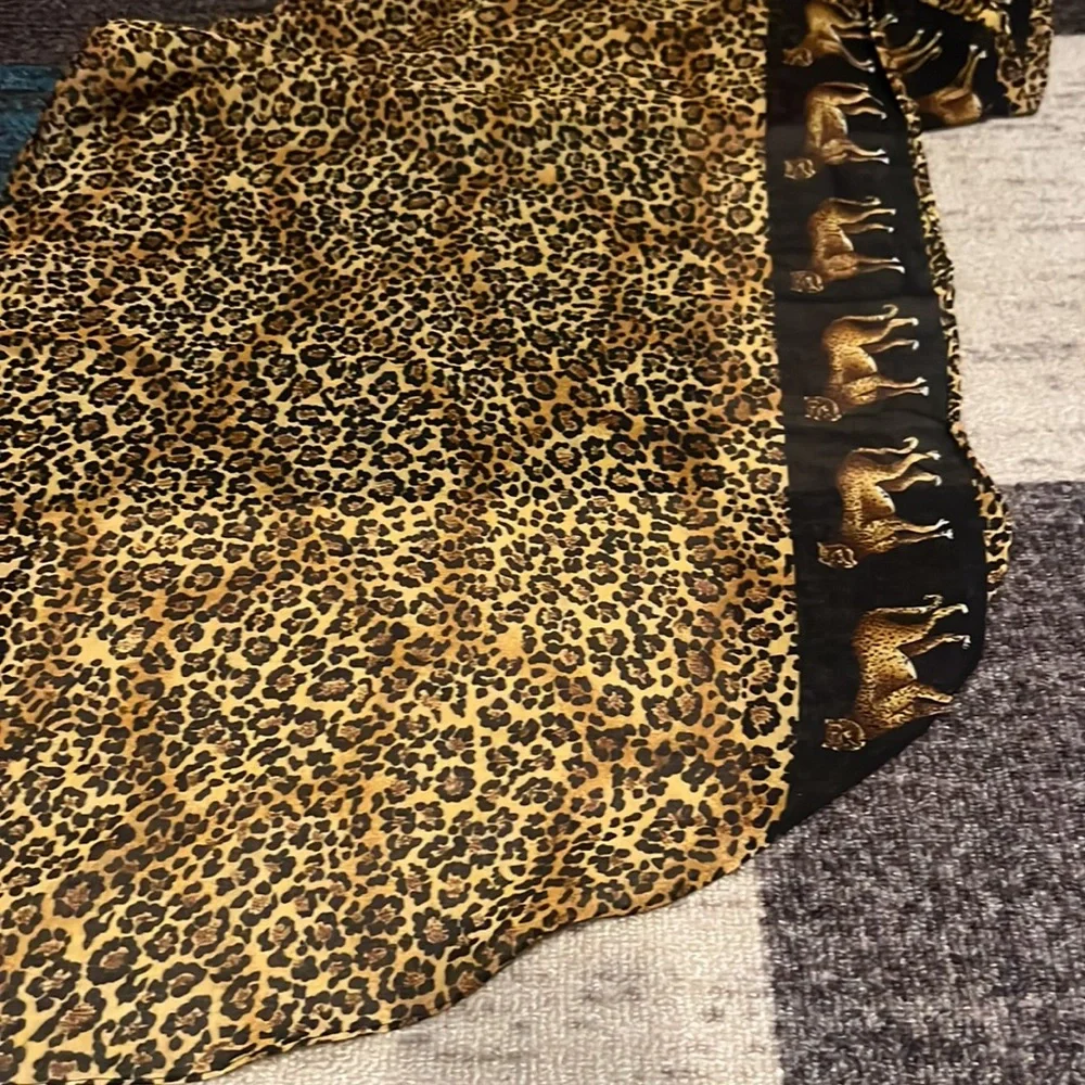 Barefoot Attitude animal print scarf